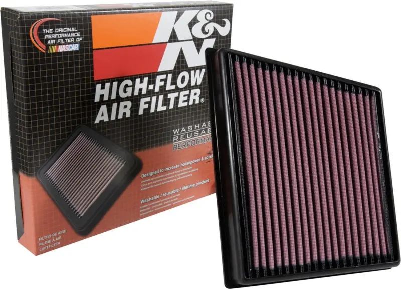 K&N KNN33-3074 2015 Jaguar F-Pace V6-3.0L F/I Right Side Replacement Drop In Air Filter №13