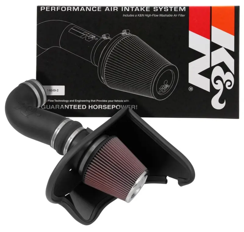 K&N KNN63-3092 2016 Chevy Camaro SS V8-6.2L Aircharger Performance Intake №17