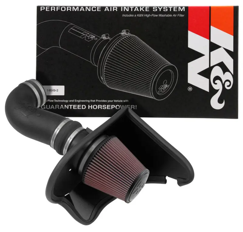 K&N KNN63-3092 2016 Chevy Camaro SS V8-6.2L Aircharger Performance Intake №18