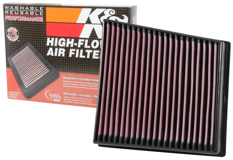 K&N KNN33-5065 2017 Chevrolet Silverado 2500HD V8-6.6L DSL Replacement Drop In Air Filter №10