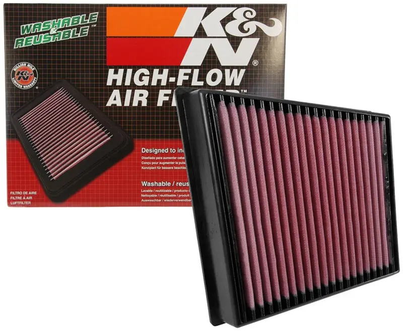 K&N KNN33-5065 2017 Chevrolet Silverado 2500HD V8-6.6L DSL Replacement Drop In Air Filter №8