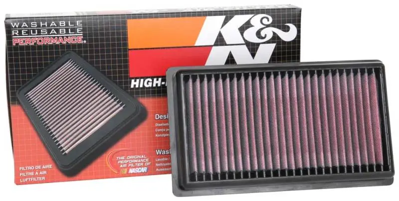 K&N KNN33-5081 2018-2019 Hyundai Accent L4-1.6L F/I Replacement Air Filter №7