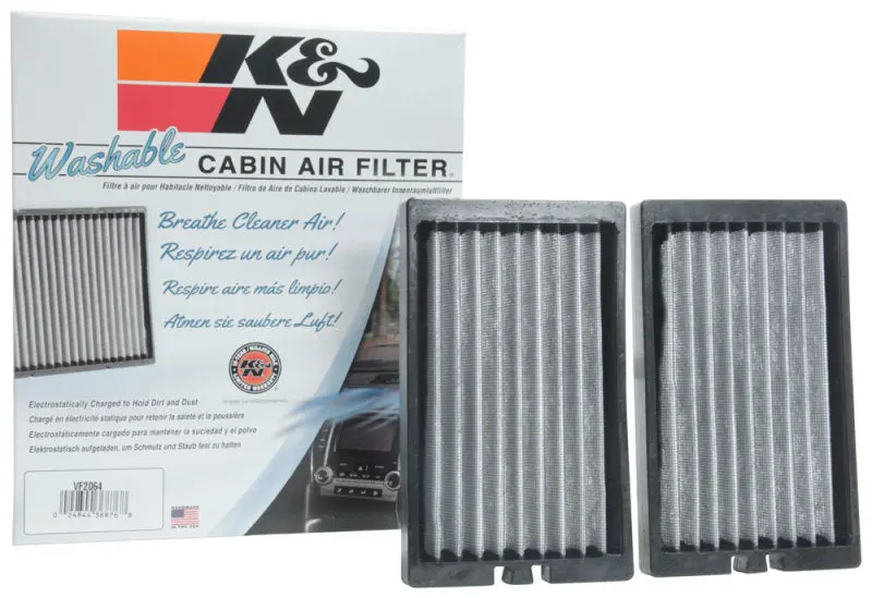 K&N KNNVF2064 2018 Jeep Wrangler JL 2.0L/3.6L Cabin Air Filter - 2 Per Box №15