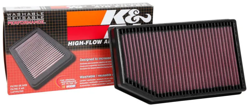 K&N KNN33-5076 2018 Jeep Wrangler JL 2.0L/3.6L F/I Drop In Air Filter №12