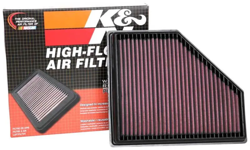 K&N KNN33-3136 2019 BMW 330I L4-2.0L Turbo F/I/DSL Replacement Drop In Air Filter №10