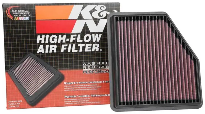 K&N KNN33-5095 2019 Nissan Altima 2.5L F/I Drop In Replacement Air Filter №8