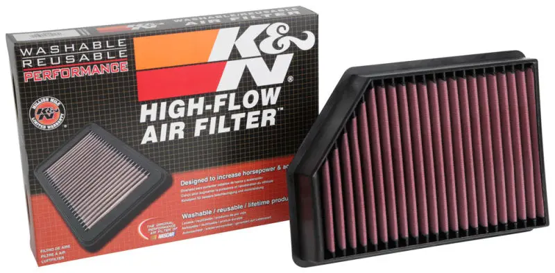 K&N KNN33-5098 2020 Chevrolet Silverado 2500/3500 6.6L Diesel Drop In Replacement Air Filter №20