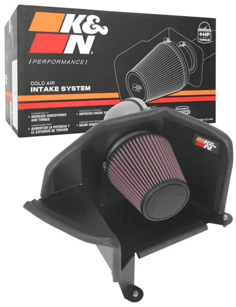 K&N 77-2615KC Kit Presa D'Aria Performance Per Ford Bronco 1.5L 2021- - Aumento Potenza E Filtro Lavabile