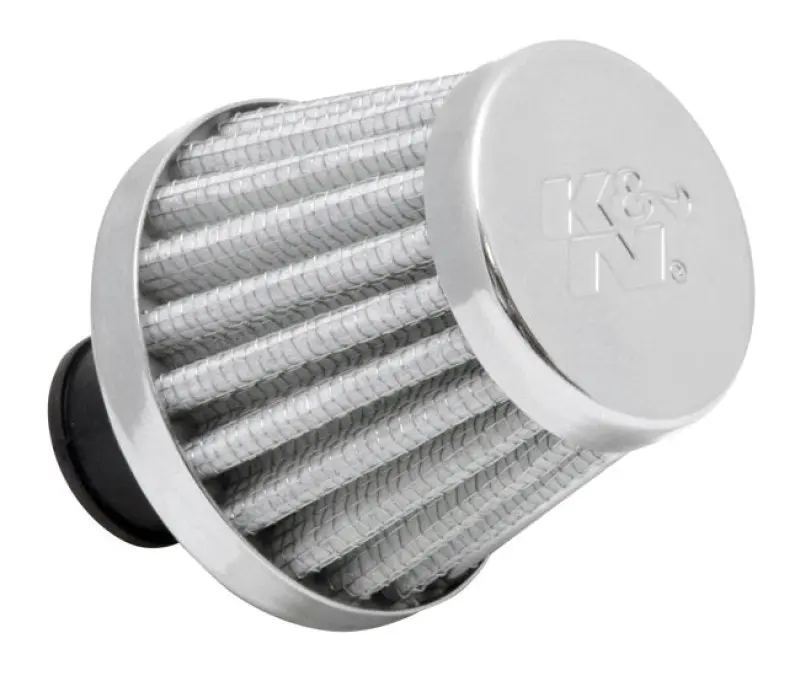 K&N KNN62-1600WT 2in Base OD X .375in Flange ID X 1.75in H Rubber Base Crankcase Vent Filter - White №3