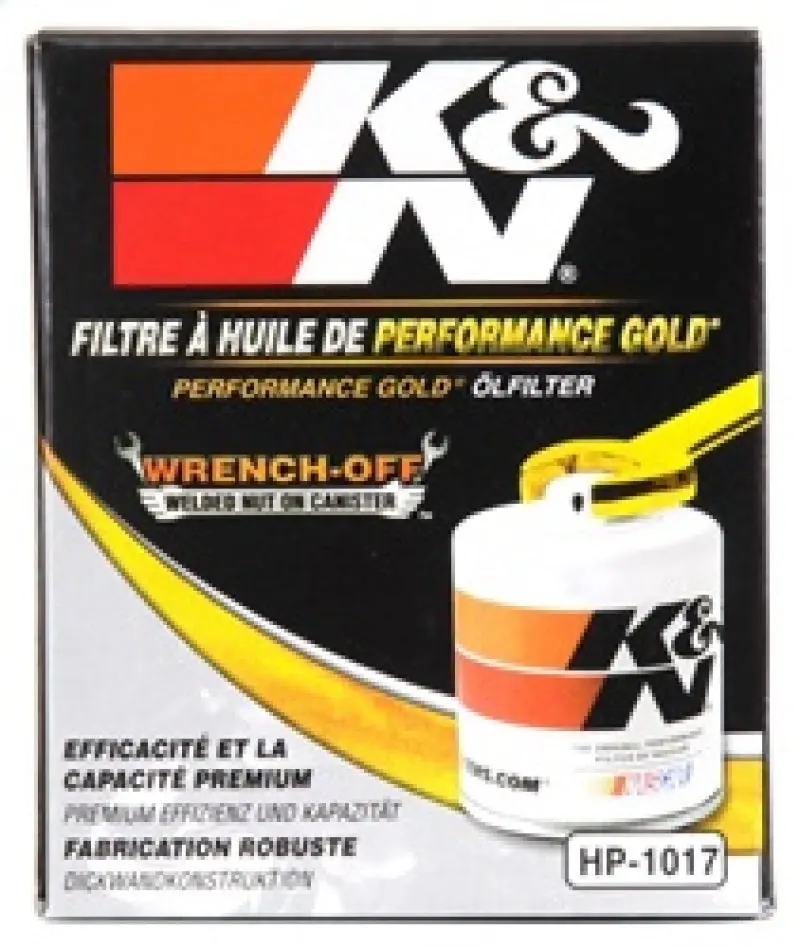 K&N KNNHP-1017 3.74inch / 2.98 OD Performance Gold Oil Filter №13