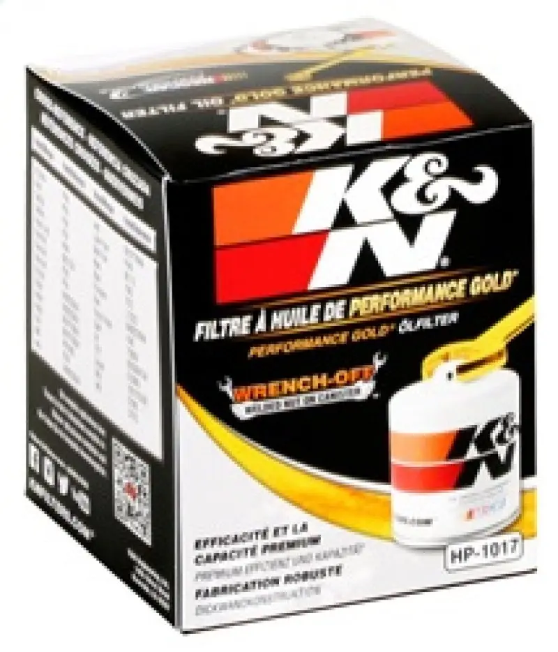 K&N KNNHP-1017 3.74inch / 2.98 OD Performance Gold Oil Filter №16