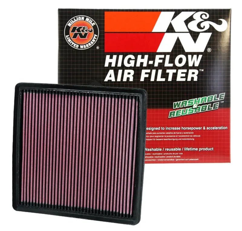 K&N 33-2385 09-13 Ford F150 / 08-13 F250/F350/450/550 SD / 10-13 F150 SVT Raptor Drop In Air Filter №17