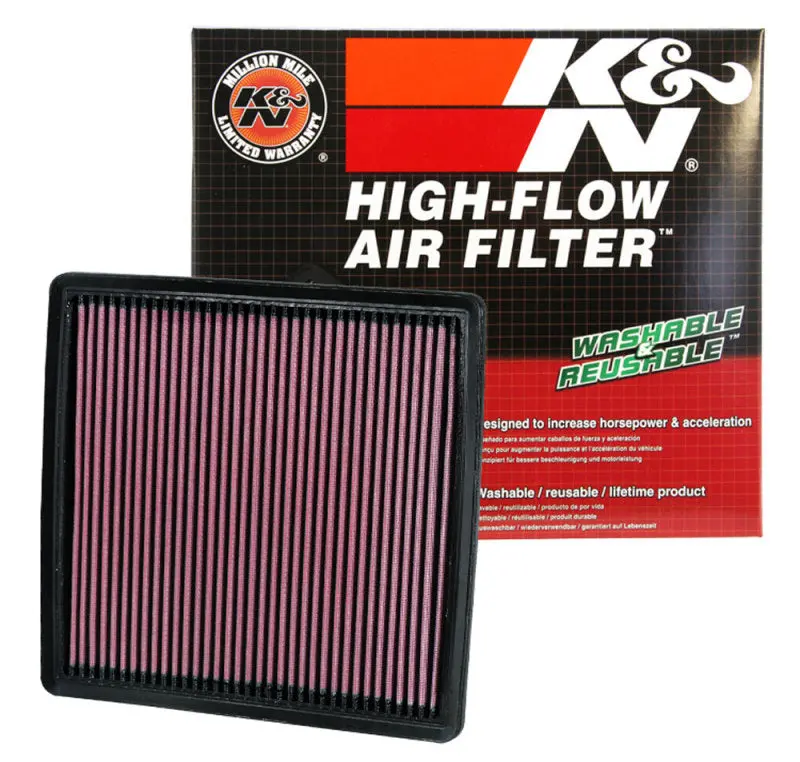 K&N 33-2385 09-13 Ford F150 / 08-13 F250/F350/450/550 SD / 10-13 F150 SVT Raptor Drop In Air Filter №19