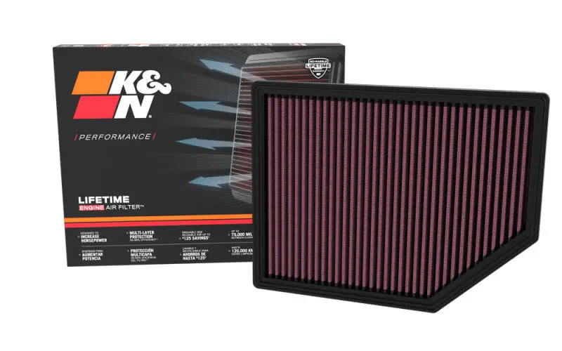 K&N 33-5132 22-23 Ford Bronco Raptor 3.0L V6 Replacement Air Filter №3