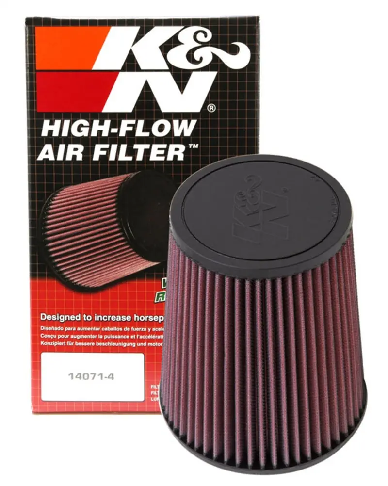 K&N KNNRF-1015 6 Inch OD-Base 4 1/2 Inch OD-Top 7 Inch H Round Tapered Universal Air Filter №12