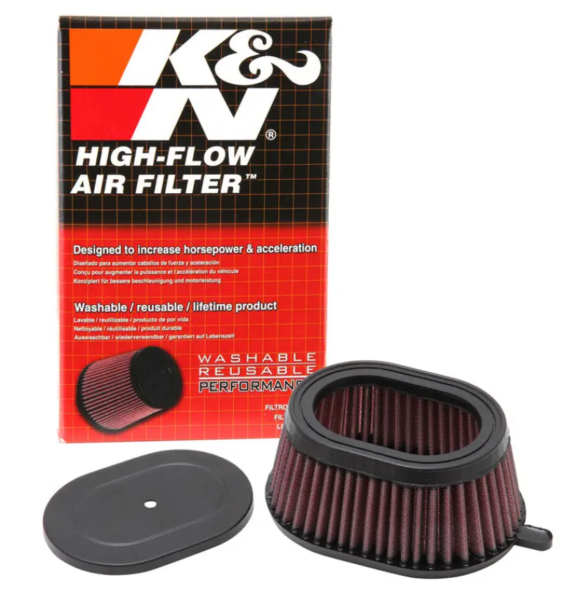 K&N KNNKA-6589 87-13 Kawasaki KLR650 650 / 93-96 KLX650C 650 Replacement Air Filter №1