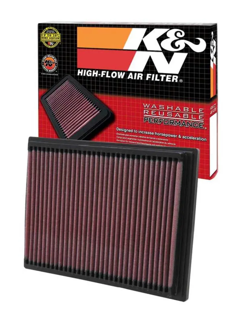 K&N KNN33-2070 90-06 BMW 2.0/2.2/2.5/2.8/3.0/3.2L Drop In Air Filter №7