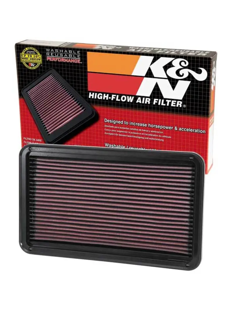 K&N KNN33-2145-1 97-03 Lexus ES/RX300 / 97-04 Toyota Ava / 97-01 Camry / 98-03 Sien/Sol Drop In Air Filter №17