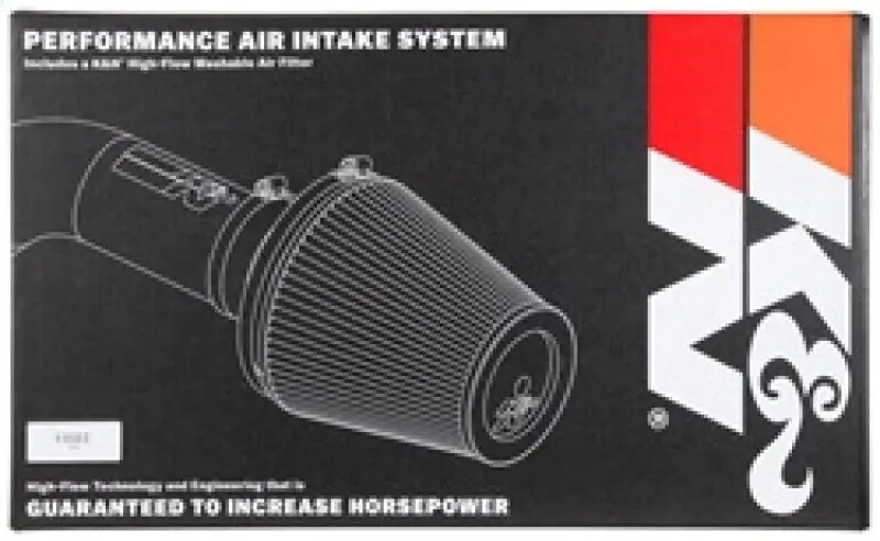 K&N KNN77-2570KTK 97-08 Ford E350/#450 Econoline V10-6.8L Black High Flow Performance Kit №9