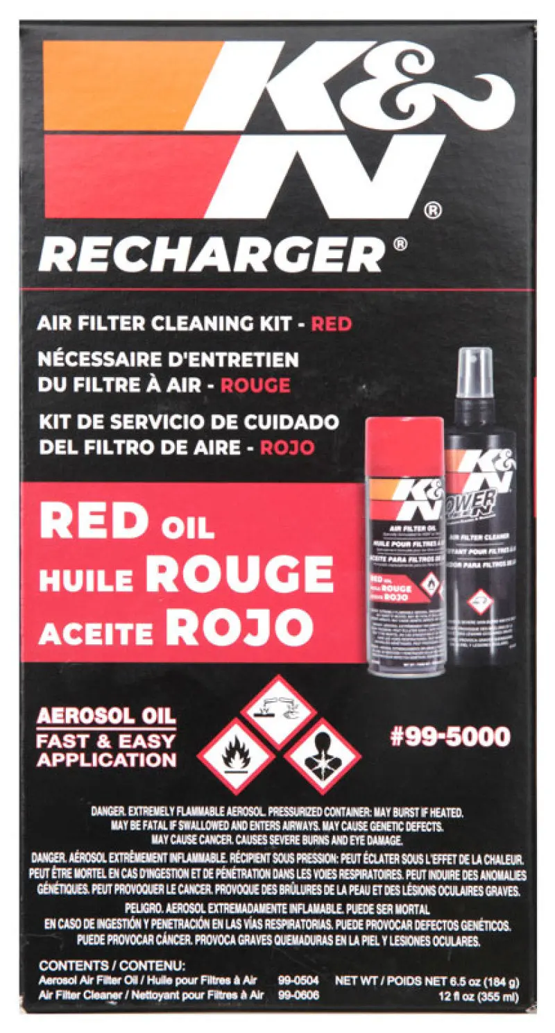 K&N KNN99-5000 Aerosol Oil Recharger Service Kit №20