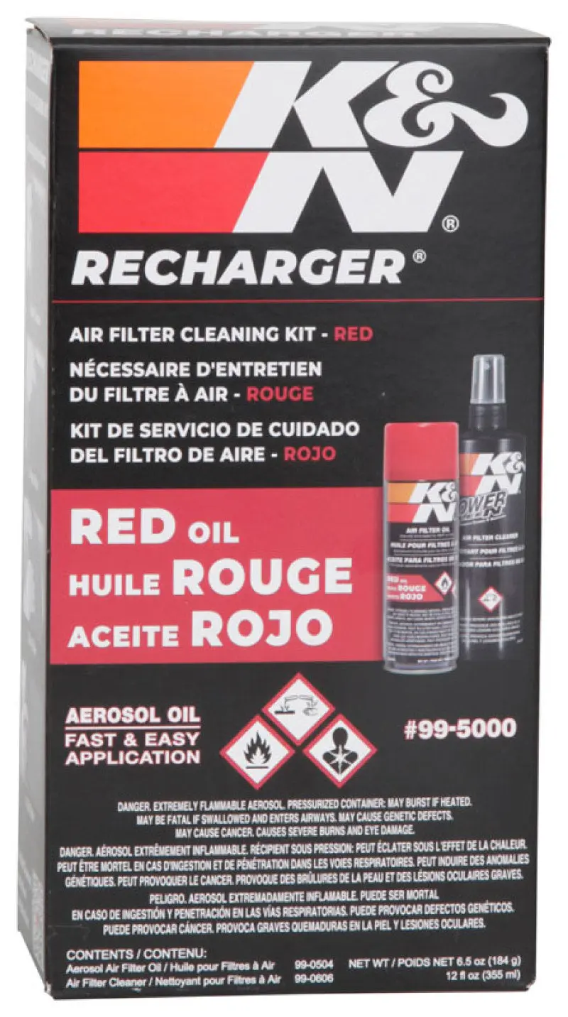 K&N KNN99-5000 Aerosol Oil Recharger Service Kit №9