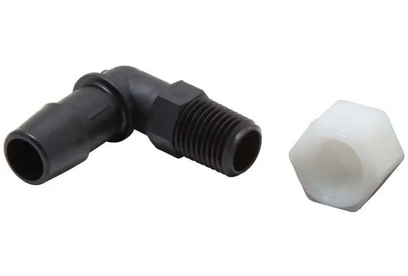 K&N KNN85-1120 Air Filter Vent Kit - White - 90 Degree Plastic 0.50in Flange 1.75in H 1.75in L №1