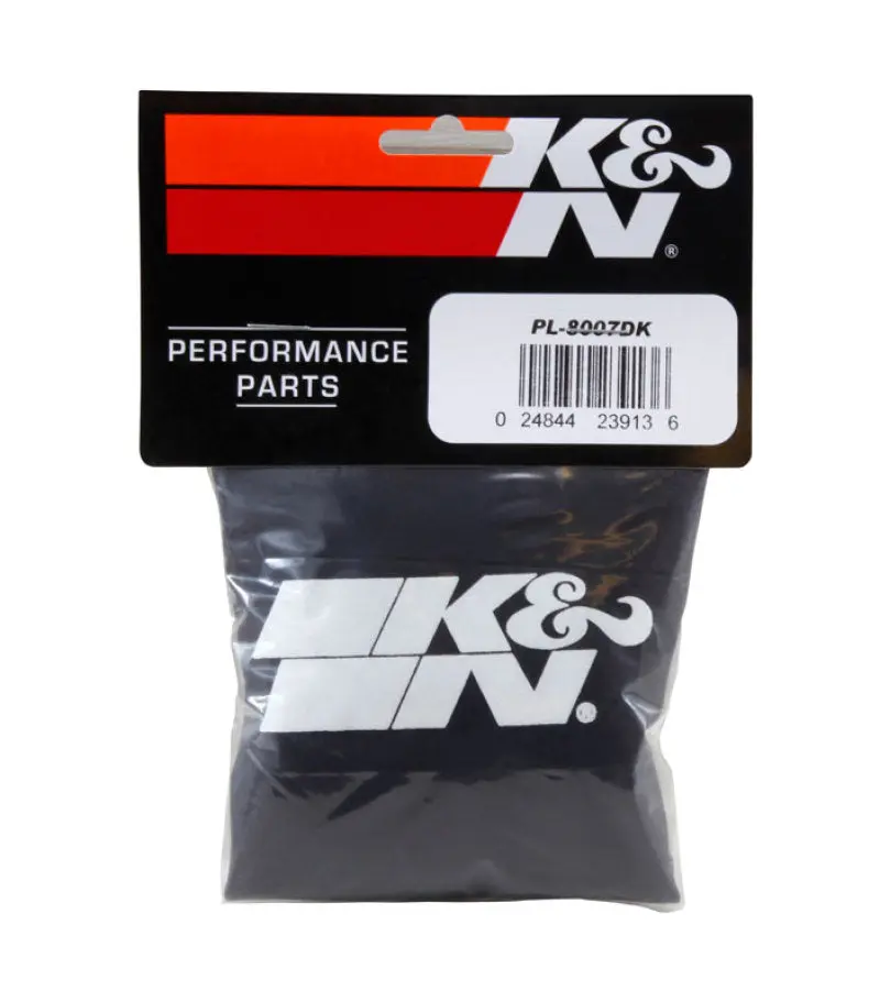 K&N KNNPL-8007DK Air Filter Wrap Drycharger - Round Straight - Black For Polaris Ranger №9