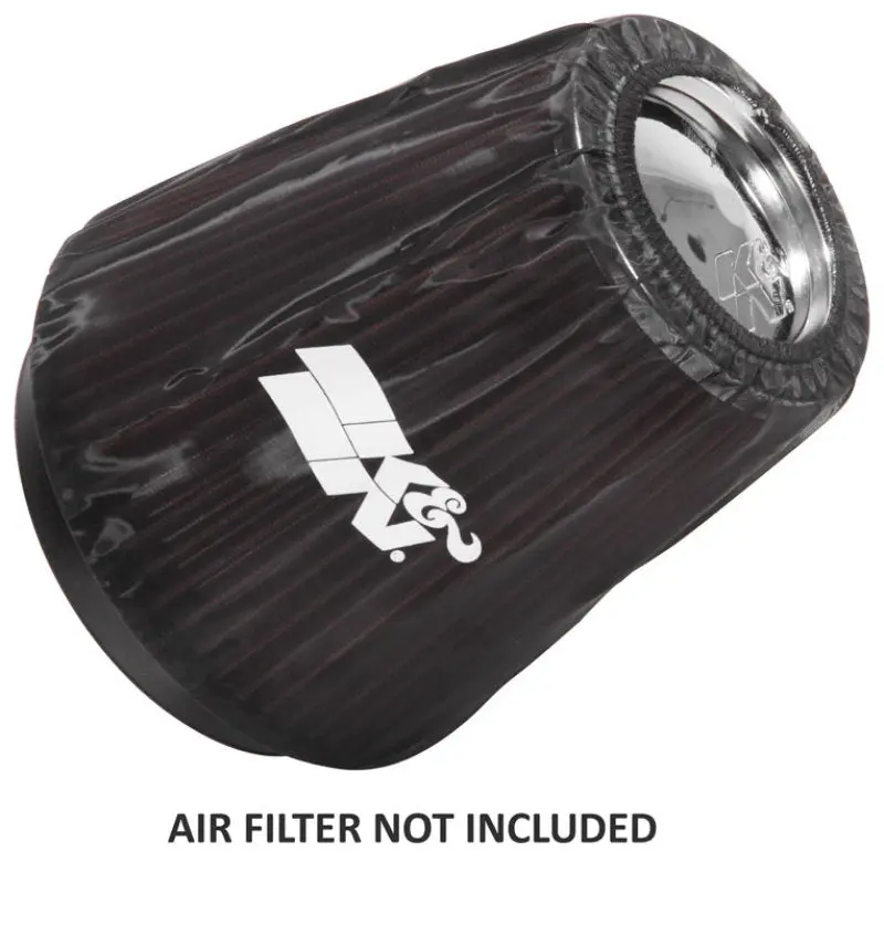 K&N KNNRF-1041DK Black Drycharger Round Tapered Custom Air Filter Wrap №4