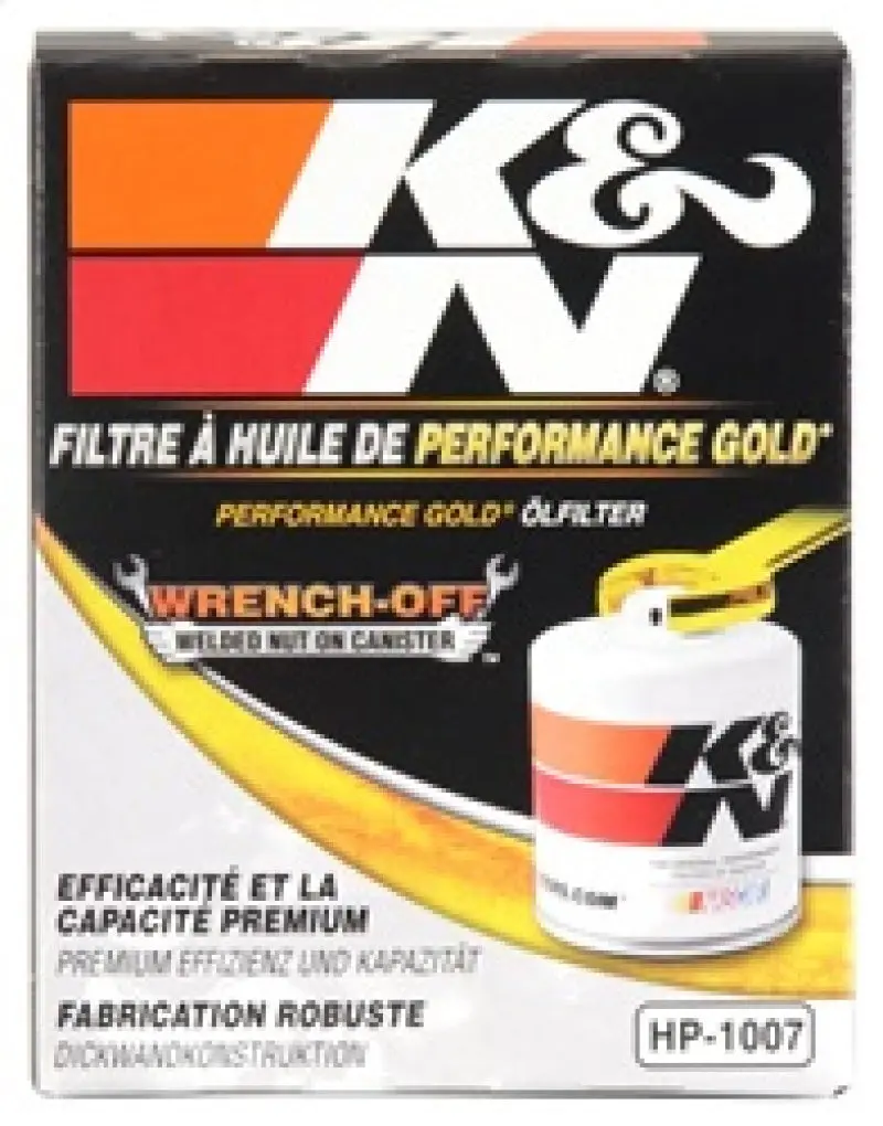 K&N KNNHP-1007 Buick / Chevrolet / Oldsmobile Performance Gold Oil Filter №10