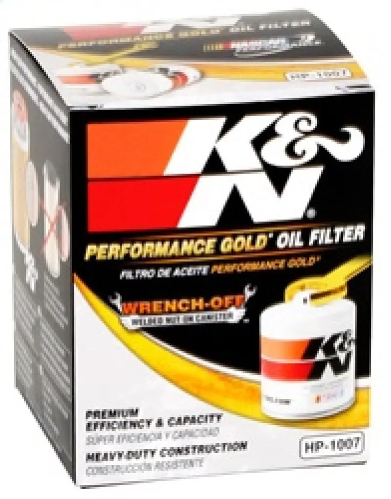 K&N KNNHP-1007 Buick / Chevrolet / Oldsmobile Performance Gold Oil Filter №12