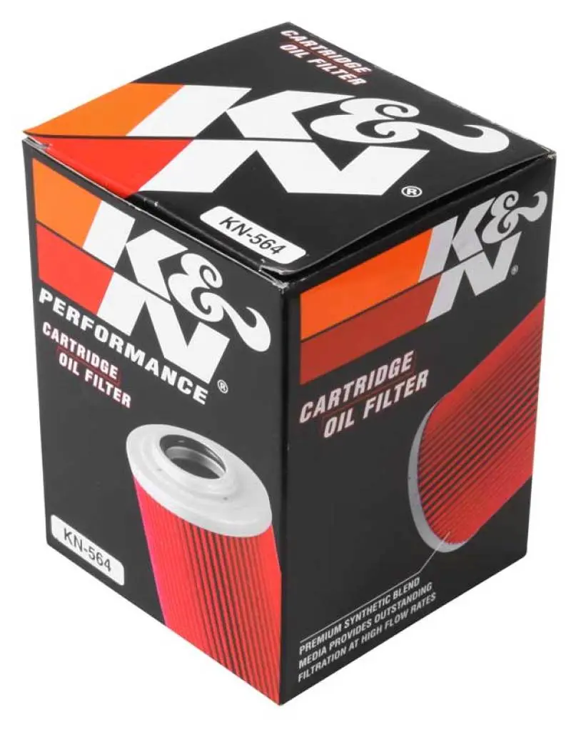 K&N KNNKN-564 Can/AM Spyder RT 998/ Buell 1125R -2.2219in OD X 0.969in ID X 3.813in H Oil Filter №8