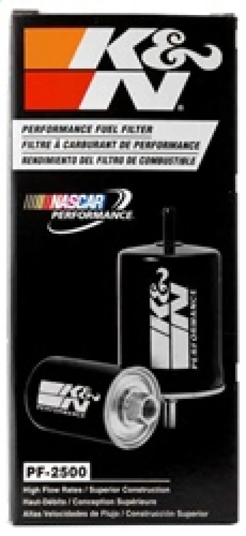 K&N KNNPF-2500 Cellulose Media Fuel Filter 2.125in OD X 5.438in L №10