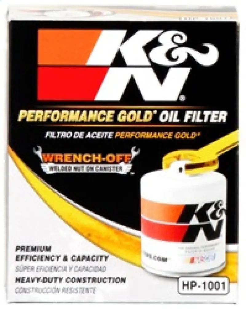 K&N KNNHP-1001 Chevy / Pontiac / GMC / Buick Performance Gold Oil Filter №13