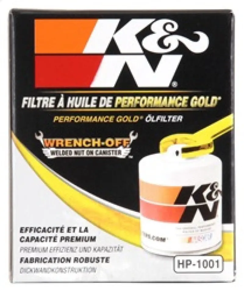 K&N KNNHP-1001 Chevy / Pontiac / GMC / Buick Performance Gold Oil Filter №16