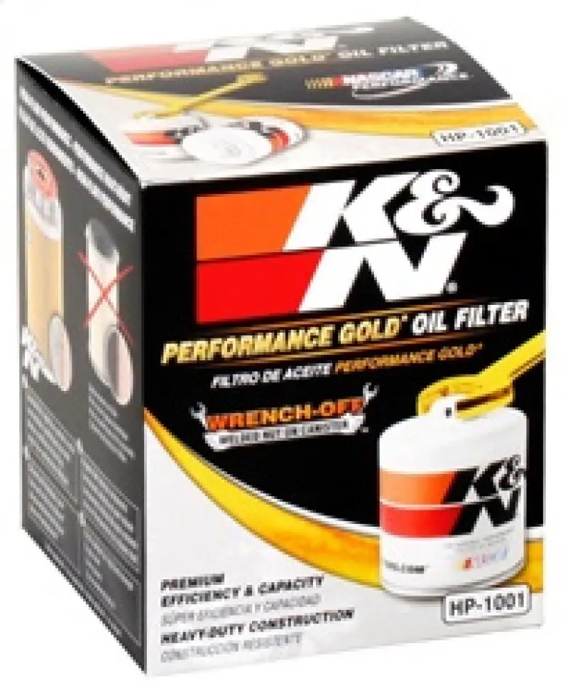 K&N KNNHP-1001 Chevy / Pontiac / GMC / Buick Performance Gold Oil Filter №8