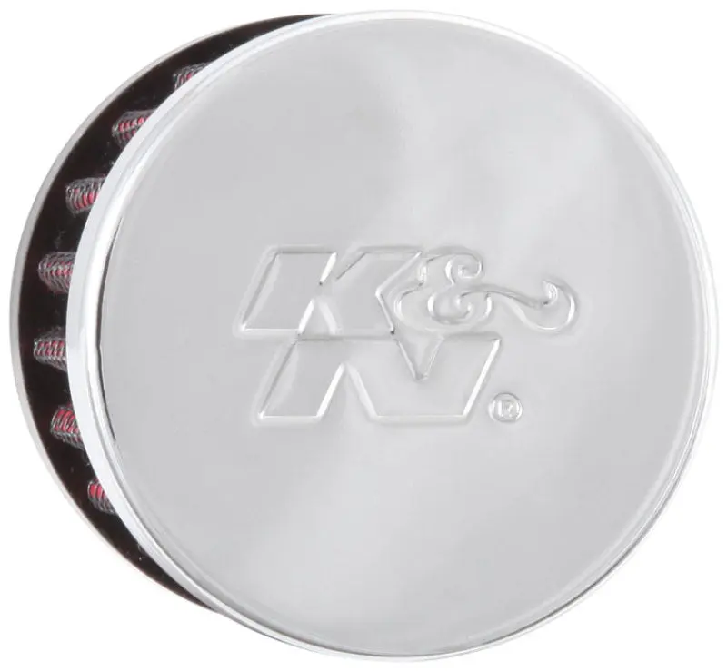 K&N KNN62-1330 Clamp On Rubber Base Crankcase Vent Filter 0.5in Flange ID 2in OD 1.5in Height №2