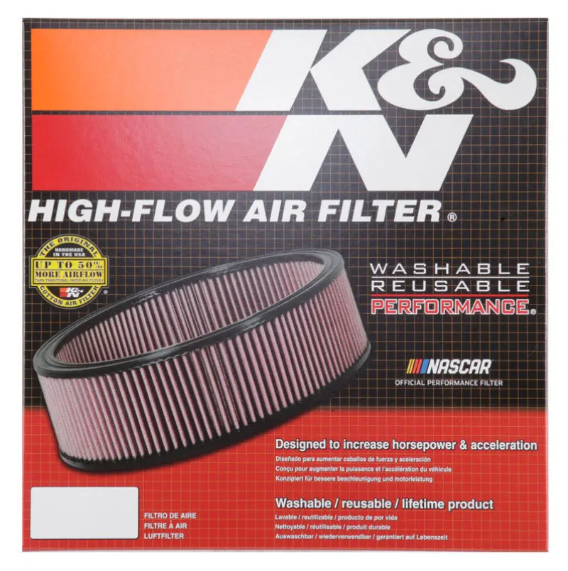 K&N KNNE-3735 Custom Air Filter 14 Inch OD 12 11/16 Inch ID 2 1/2 Inch Height №11