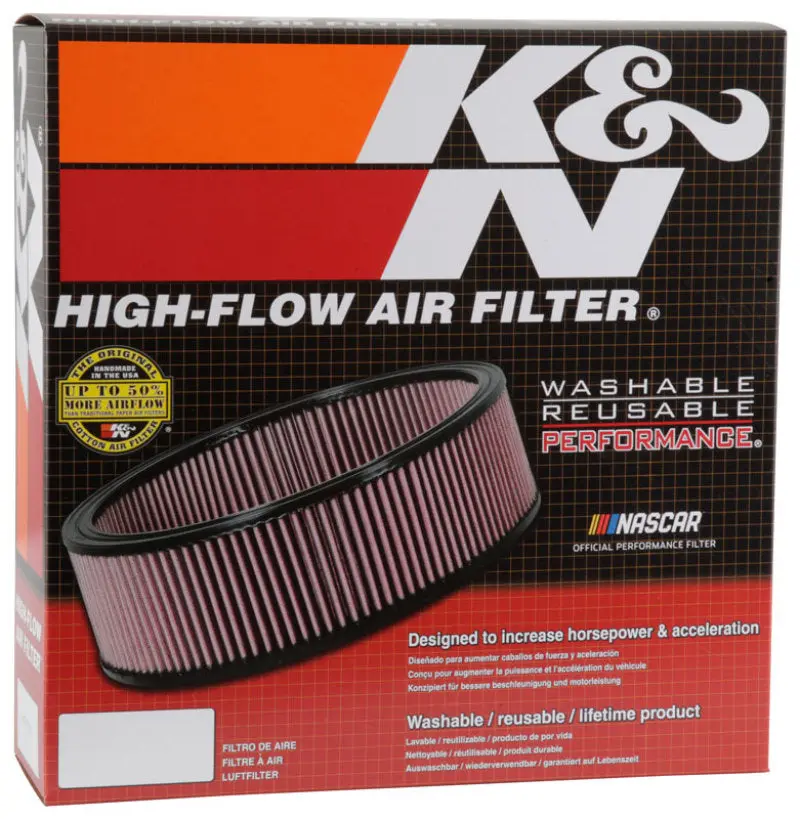 K&N KNNE-3735 Custom Air Filter 14 Inch OD 12 11/16 Inch ID 2 1/2 Inch Height №5