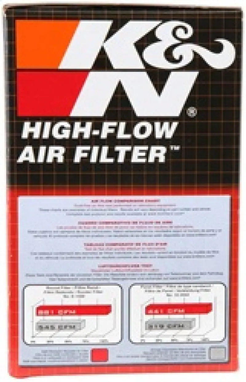 K&N KNNE-3952 Custom Air Filter - Rectangular - 6.75in O/S Length X 4.5in O/S Width X 2.5in Height №10