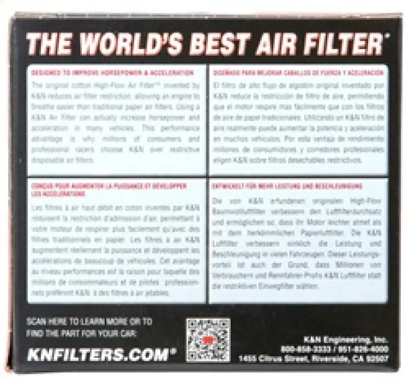 K&N KNNE-3120 Custom Air Filter Round 2.875in ID X 3.875in OD X 2in Height №5