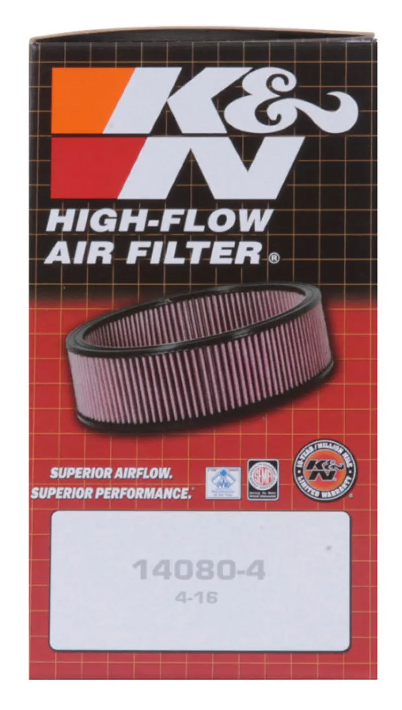 K&N KNNE-3212 Custom Air Filter Round 5-7/8in OD X 4-7/8in ID X 1.4/5in H №9