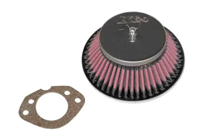 K&N KNN56-9327 Custom Racing Assembly - Round Tapered - Red 1.656in Neck Flange - 2.25in Over Height