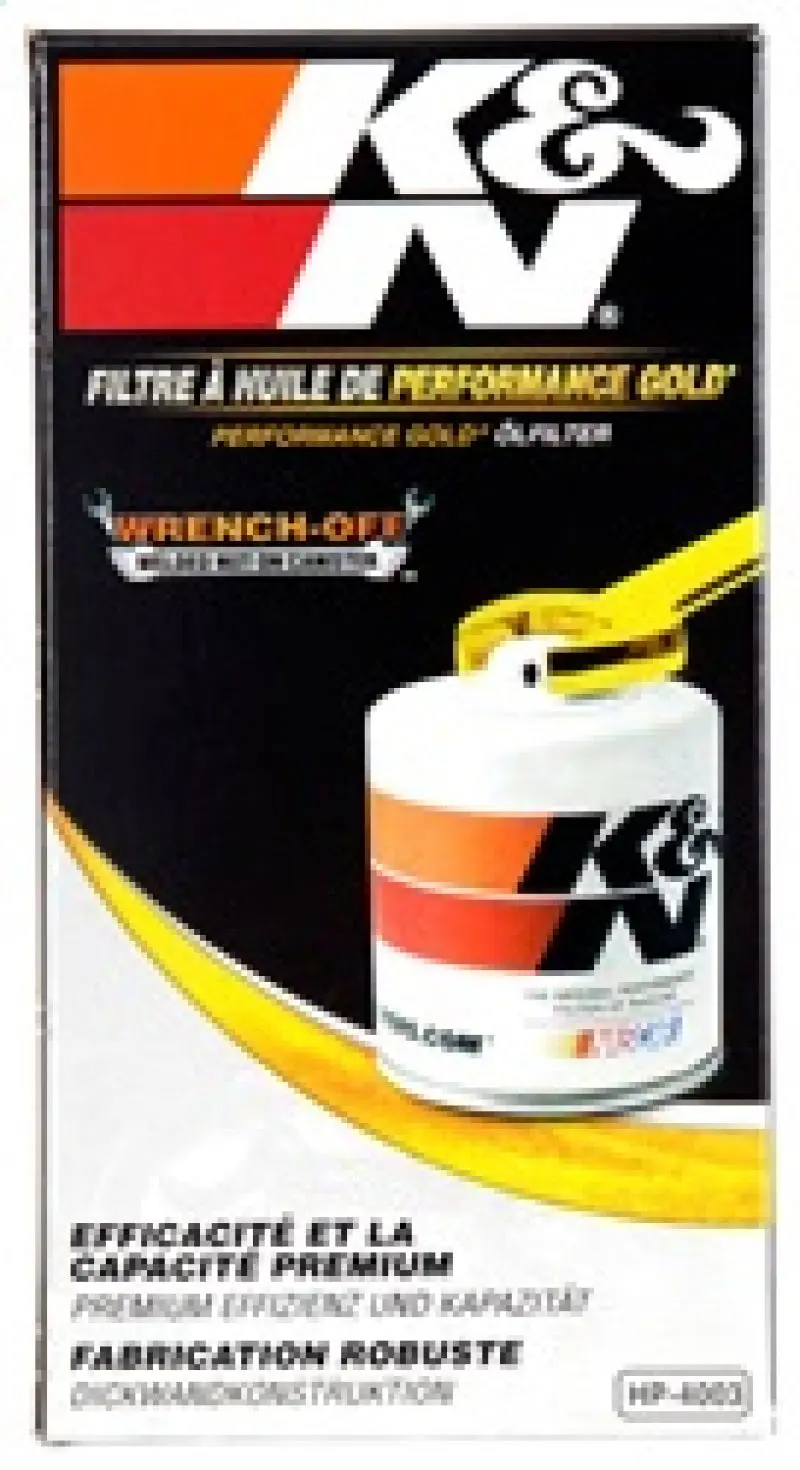 K&N KNNHP-4003 Dodge Performance Gold Oil Filter №14