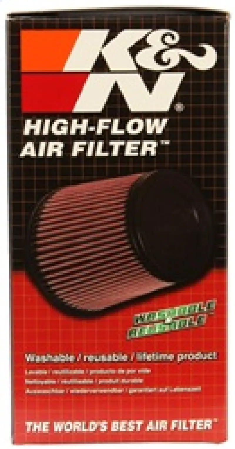 K&N KNNRU-3190 Filter Universal Filter Round Straight 2.75in Flange ID / 4in OD / 6in Height / 20 Deg Angle №9