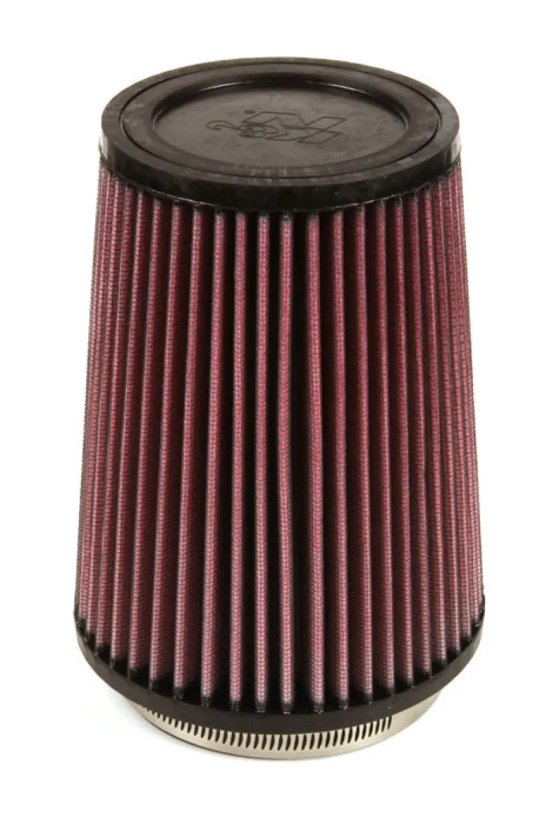 K&N KNNRU-2590 Filter Universal Rubber Filter 4 Inch Flange 5 3/8 Inch Base 4 3/8 Inch Top 7 Inch Height №6