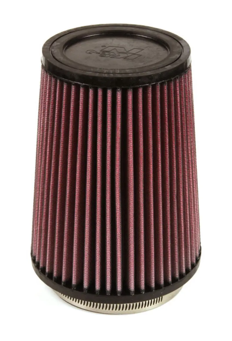 K&N KNNRU-2590 Filter Universal Rubber Filter 4 Inch Flange 5 3/8 Inch Base 4 3/8 Inch Top 7 Inch Height №7