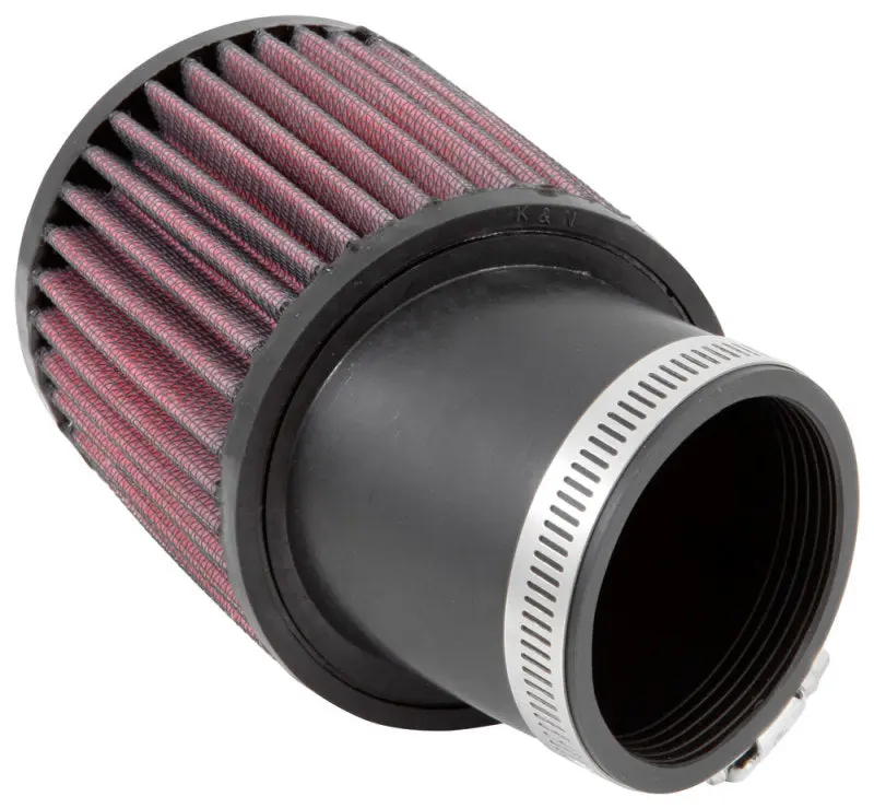 K&N KNNRU-1750 Filter Universal Rubber Round Straight Filter 20 Deg Angled 2-7/16in Flange 3-3/4in OD 4in H №5