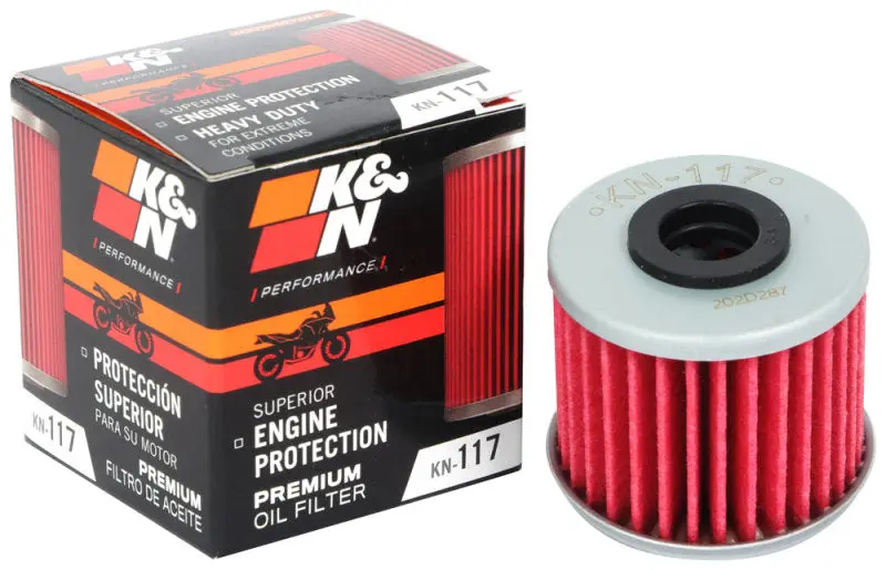 K&N KNNKN-117 Honda 1.58in OD 0.42in ID 1.4in Height Cartridge Oil Filter №3