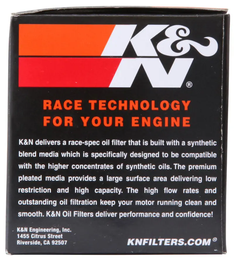 K&N KNNKN-204-1 Honda / Kawasaki / Arctic Cat / Suzuki / Triumph / Yamaha 2.594in OD X 2.813in H Oil Filter №6