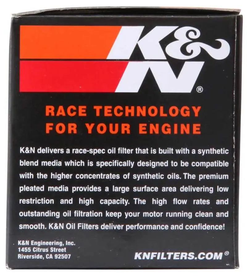 K&N KNNKN-204C Honda / Kawasaki / Arctic Cat / Suzuki / Triumph / Yamaha 2.688in OD X 2.969in H Oil Filter №6